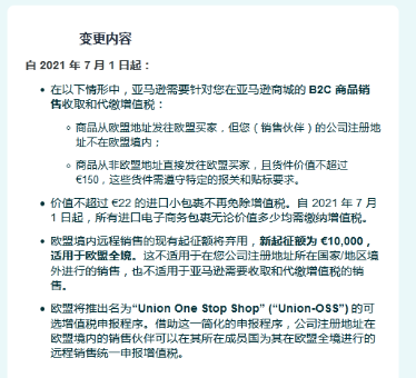 歐洲VAT巨變！賣家利潤(rùn)縮水20%！剛剛亞馬遜宣布......